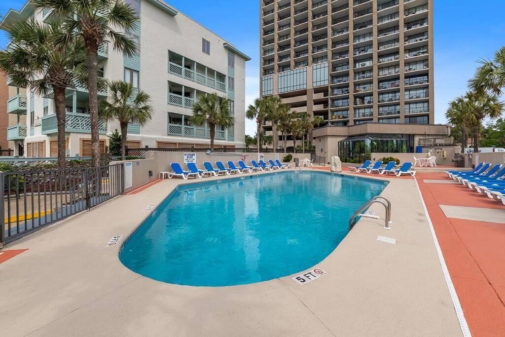 Cabana Palms - Oceanfront Renovated King Bed Sauna Мертл-Біч Екстер'єр фото